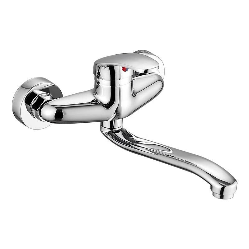 Wall mounted kitchen faucet 20-24-30 cm optional extension, hot and cold rotating kitchen base faucet/laundry sink, mop faucet