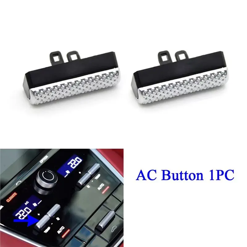 A04E-Car Inner Central Console AC Temperature Control Button Replacement For Panamera 2017-2021