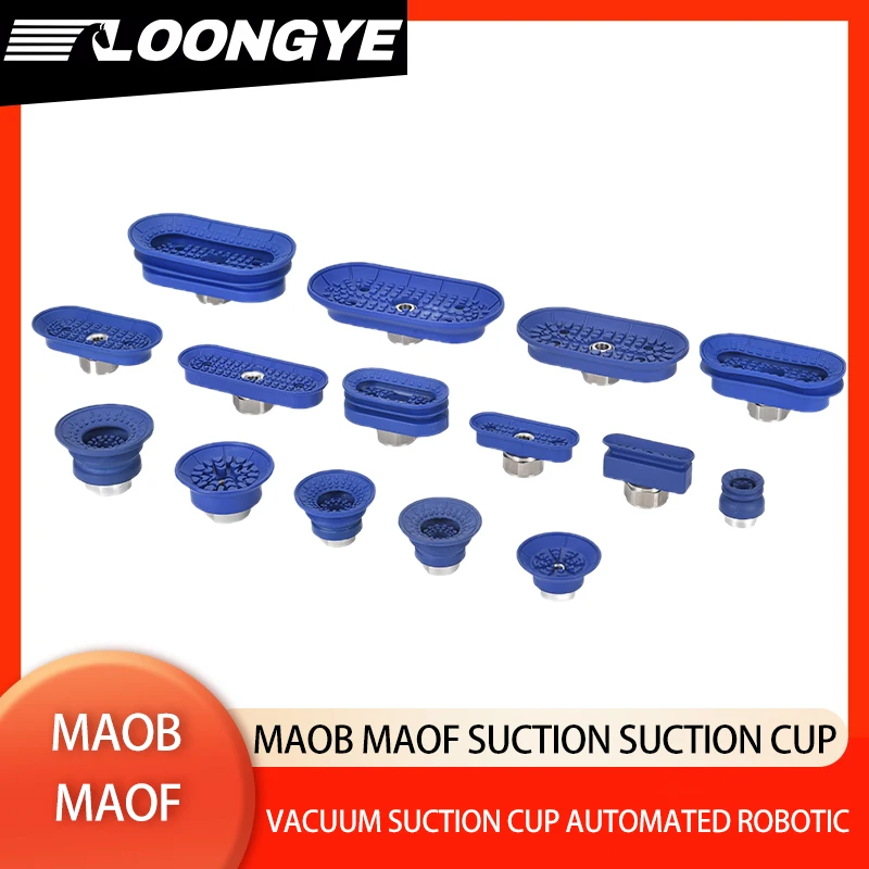 

LOONGYE MAOB/MAB/MAOF Industrial MAOF50-16 MAOB60-30 Suction Cup Metal Sheet Sucker Oil-Proof Anti-Slip Pneumatic Vacuum Automot