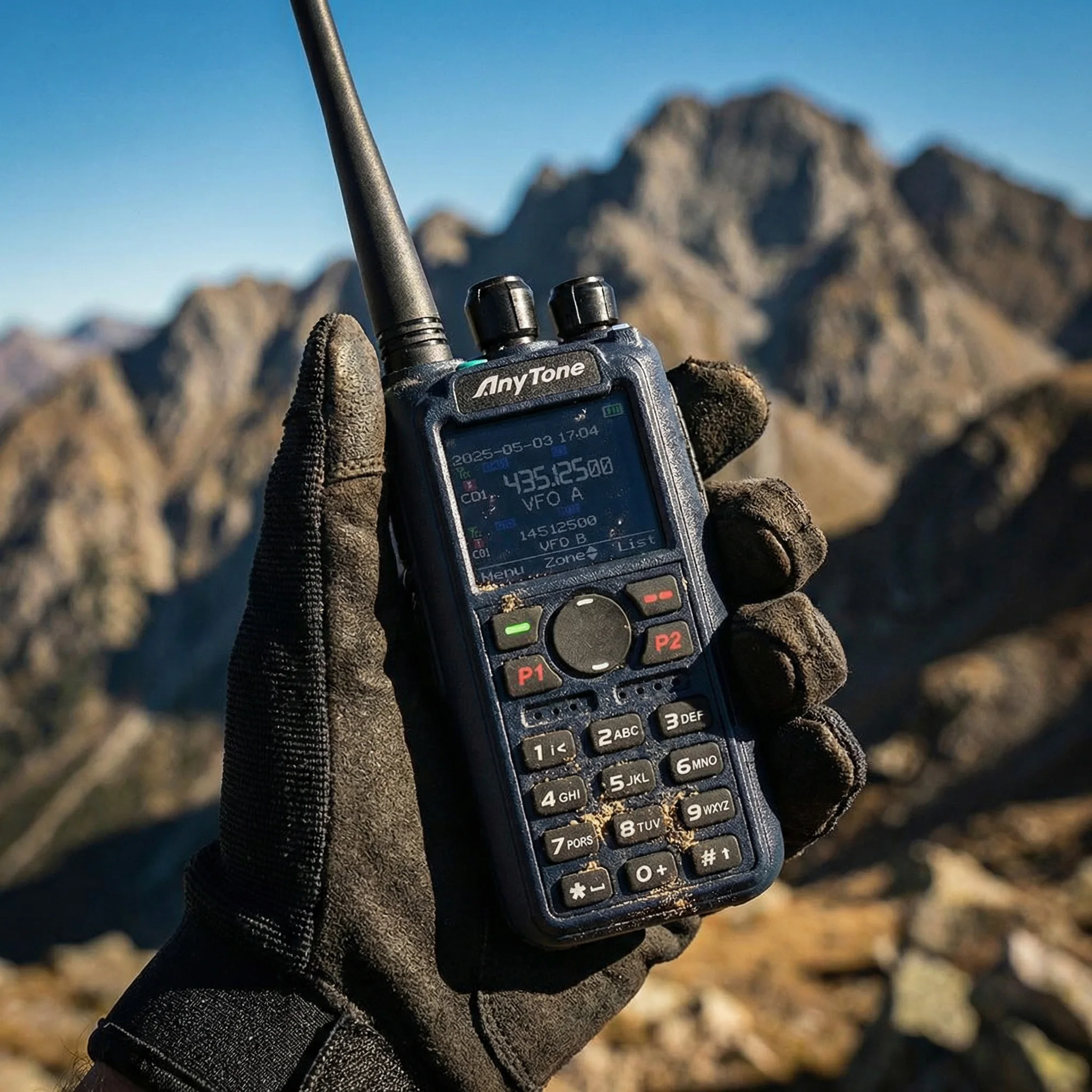 Рация Anytone AT-D890UV, новейшая модель, цифровая DMR и аналоговая двухдиапазонная рация