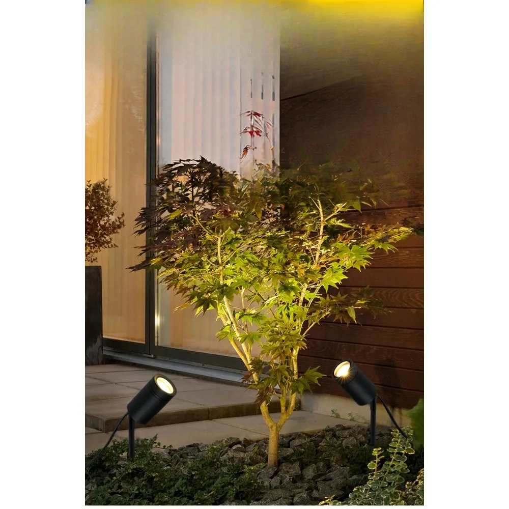 Outdoor tree lights, waterproof villa courtyard tree lights, garden landscape lights, modern and simple lawn plug-in lights