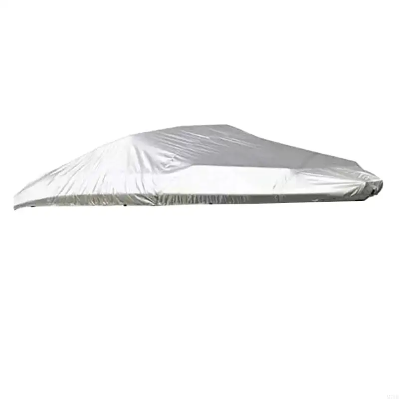 M76E Robuste Yachtabdeckung aus 210D Polyester mit V-Muster, geeignet für 11 12 13FT Boote – Detail 3