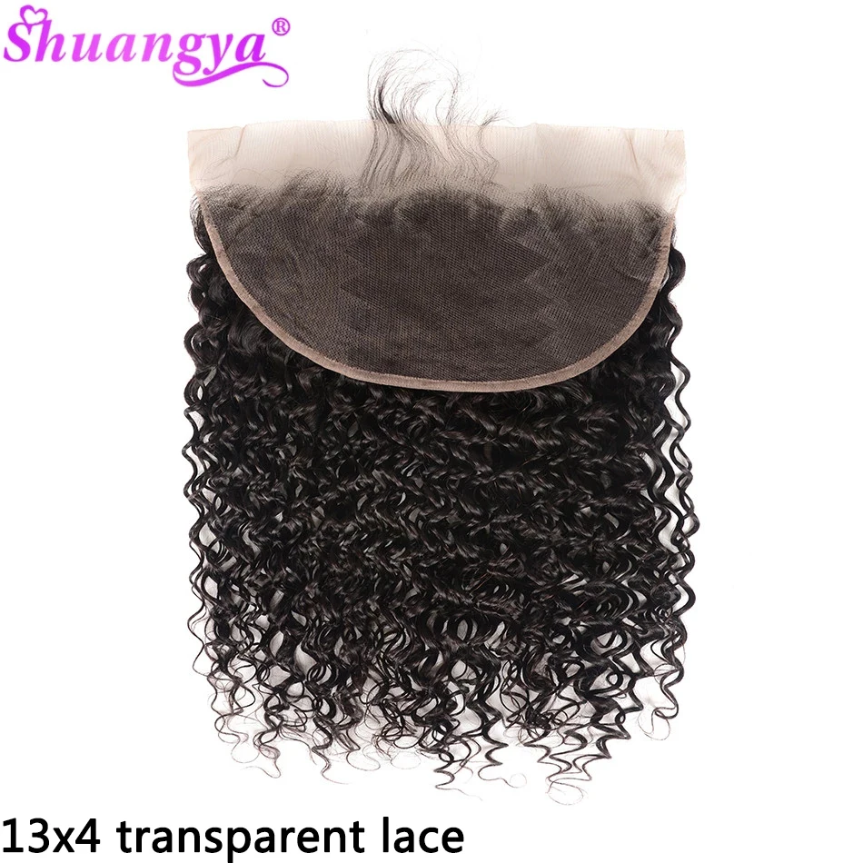 Brazilian Water Wave Lace Frontal 13X4 Ear to Ear 4X4 Lace Closure 150% Destiny 5x5 HD Lace Closure  Remy Human hair Shuangya