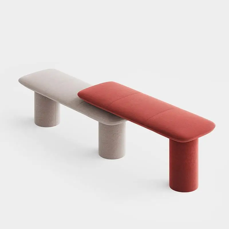 

Nordic clothing store change footstool living room casual sofa chair into the door bench simple personalized sofa cloakroom