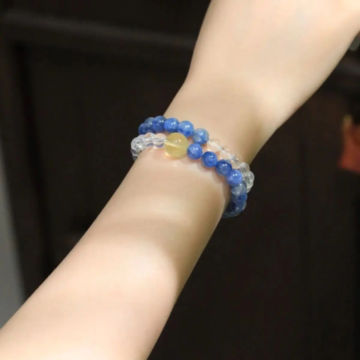 

Оригинальный новый браслет в китайском стиле с национальным ветром и синим кристаллом для женщин, уникальная и изысканная цепочка