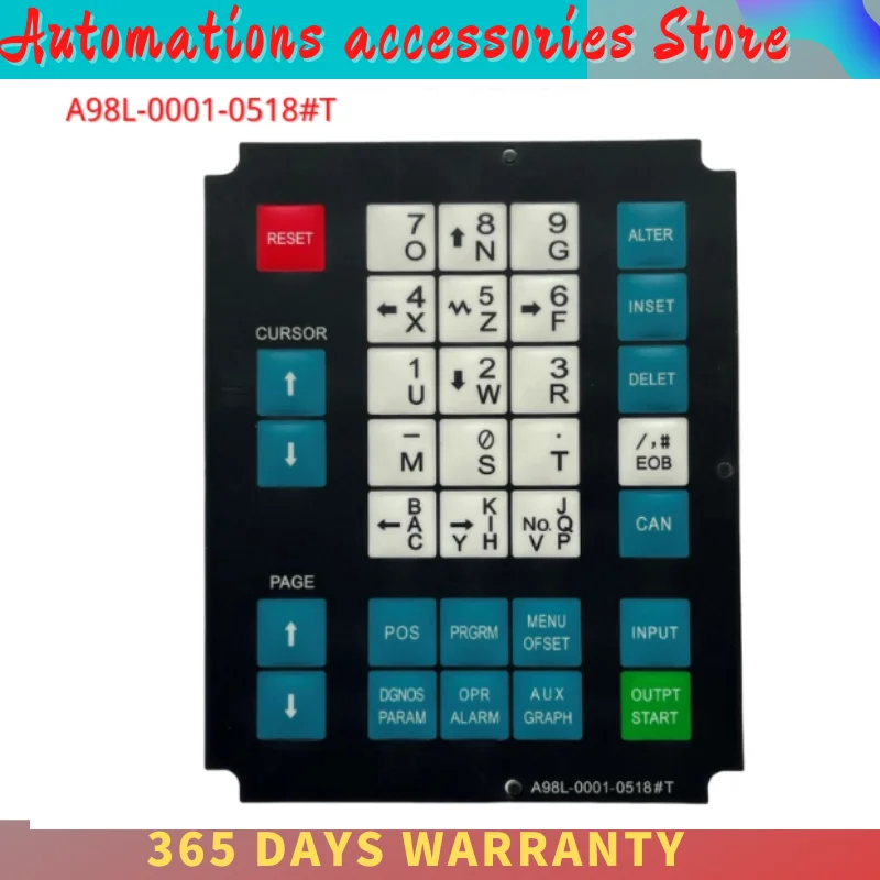 Brand New For Fanuc OT - A98L-0001-0518#T A98L-0001-0518#M 02 Membrane Keyboard Film A98L-0001-0518 Membrane Button
