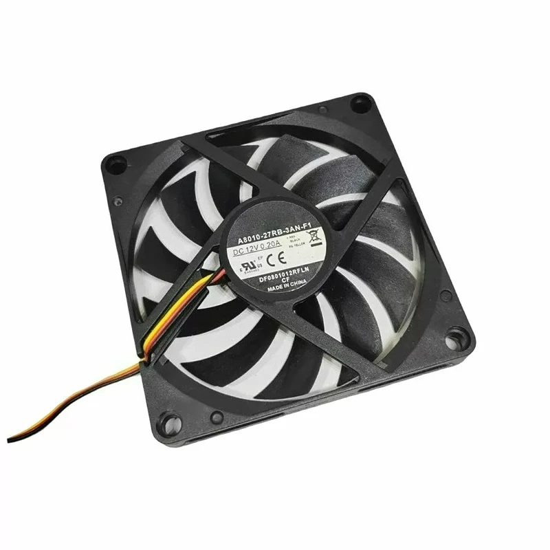 Brand New for Cooler Master 12V 0.20A 8010 Ultra-thin Silent Cooling Fan, 8cm