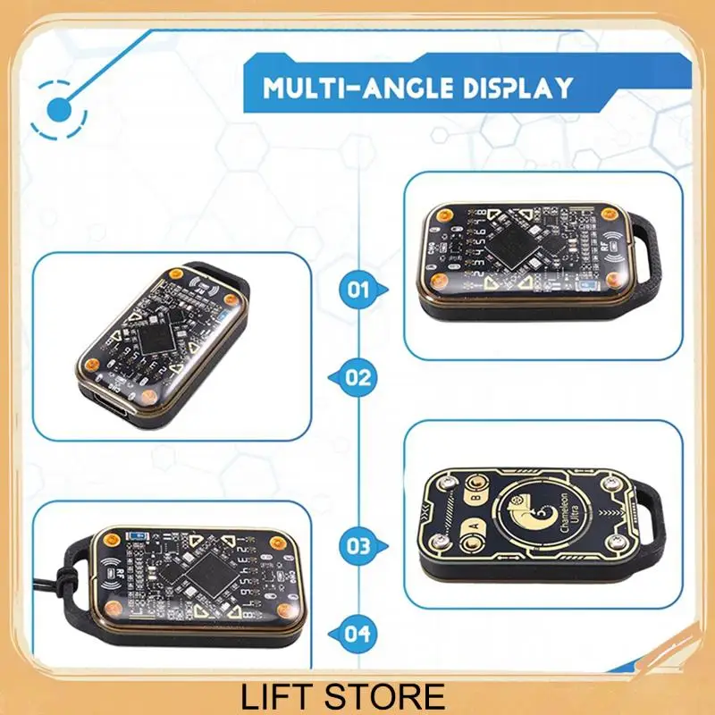 BTLIFE-Chameleon Emulatore di carte ultra intelligenti Lettore di chip intelligenti RFID + Portachiavi 3XUID 125K 13,56M Decodifica scheda Aggiornamento duplicatore NFC