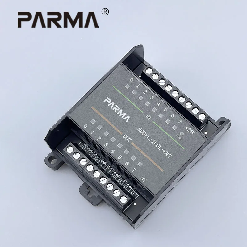 PARMA 8 channels PLC amplification board output, NPN input, Mitsubishi Siemens universal 24v can be customized ILOL-8MT