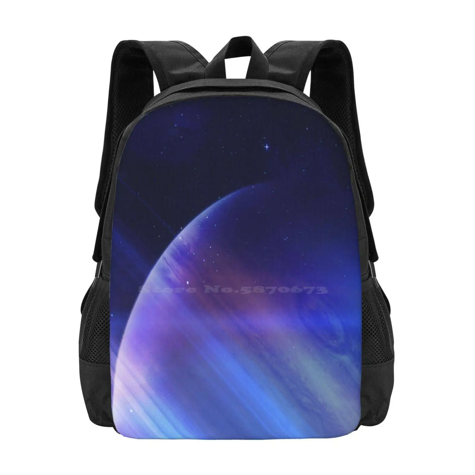 Secrets Of The Galaxy Hot Sale Backpack Fashion Bags Space Galaxy Planet Sun Purple Light Blue Dark Blue Yellow Pink Stars