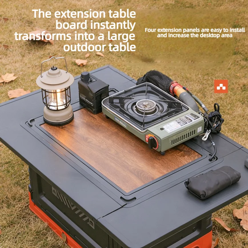 Foldable Car Trunk Storage Box - Outdoor Camping Table With Storage ulasan dan harga