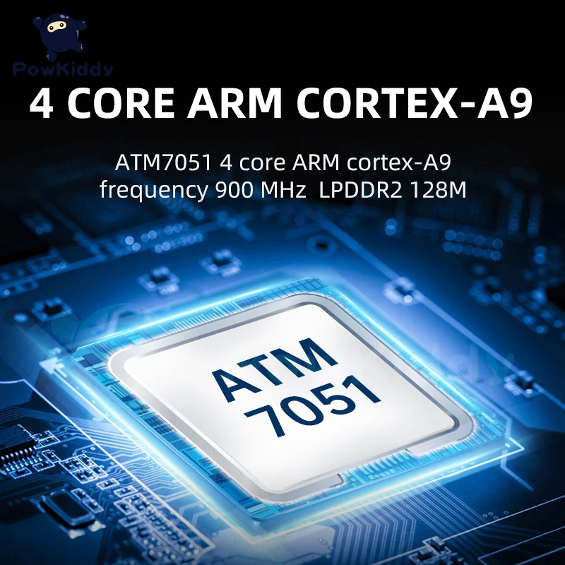 Консоль игровая POWKIDDY X39pro, 4,3 дюйма, IPS, с проводными контроллерами