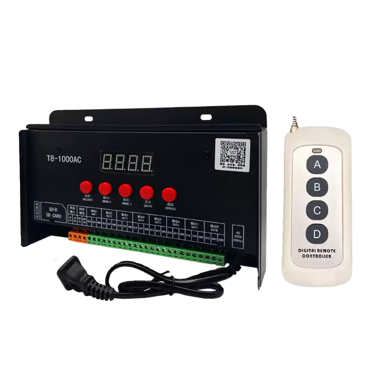 LED slide strip controller marquee running water light intelligent programmable rgb full color light bar mobile phone bluetooth