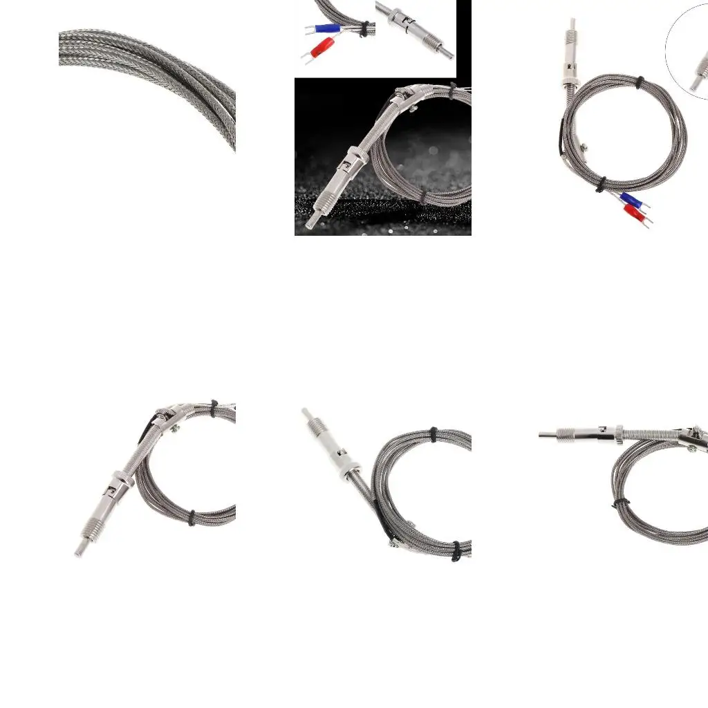 

Термопара типа K, датчик температуры 0 ~ 400 ℃, датчик температуры, датчик температуры с кабелем длиной 2 метра