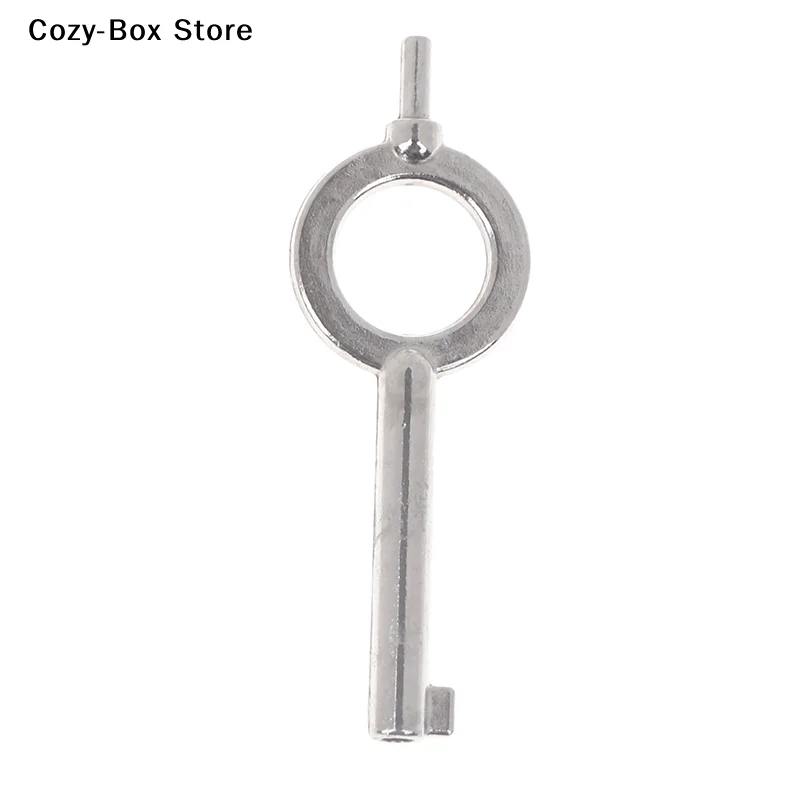 [ZY]1 PCS American Style Universal Flat Key Blank Special Key Handcuff Lock Key Zinc Alloy Keychain[ZY]