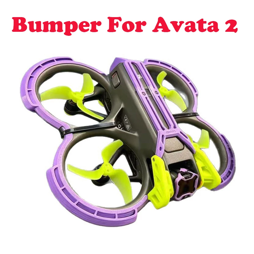 Protector De Hélice Para DJI Avata 2 | Anillo Anticolisión De TPU Naranja, 4 Unidades, Ligero Y Fácil De Instalar