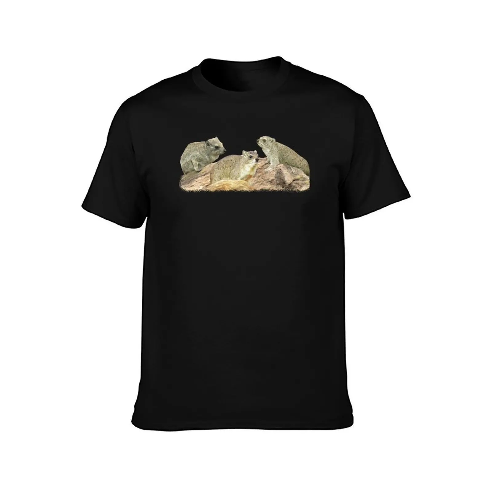 Rock Hyrax - Desert Hyrax - Rock Badger - Africa T-Shirt Classic Print Short Sleeve Shirt T-Shirt
