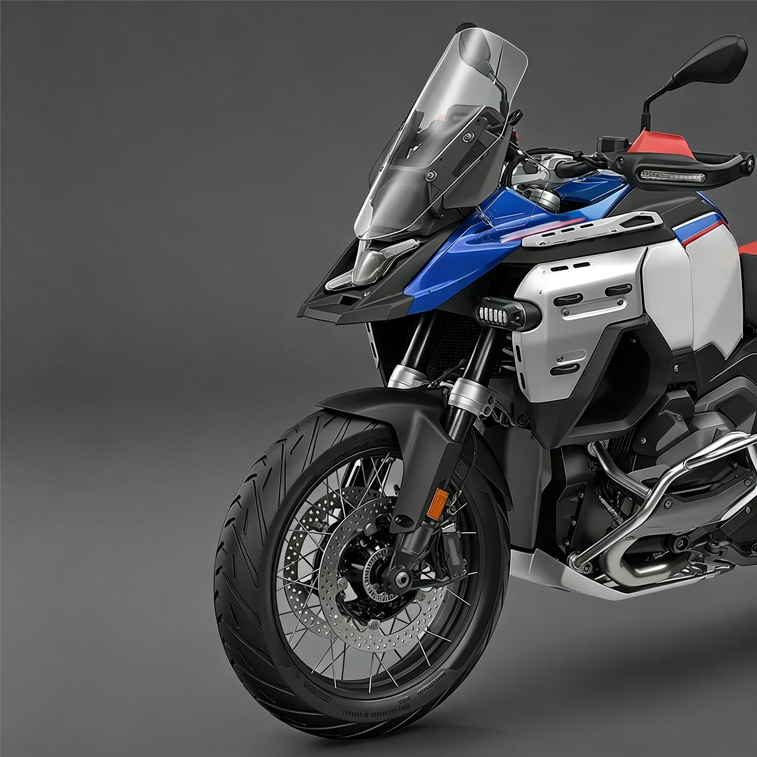 Fuel tank cap modification parts, fuel tank side brackets, and support frames for BMW R1300GS ADVENTURE R1300 GS ADV motorcycles