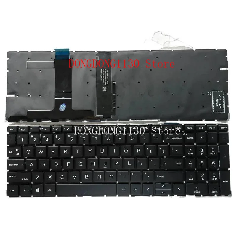 Us Laptop Keyboard For Hp Probook 450 G8 G9 455 G8 G9 650 G8 M21742-001 M21742-001 M21740-B31
