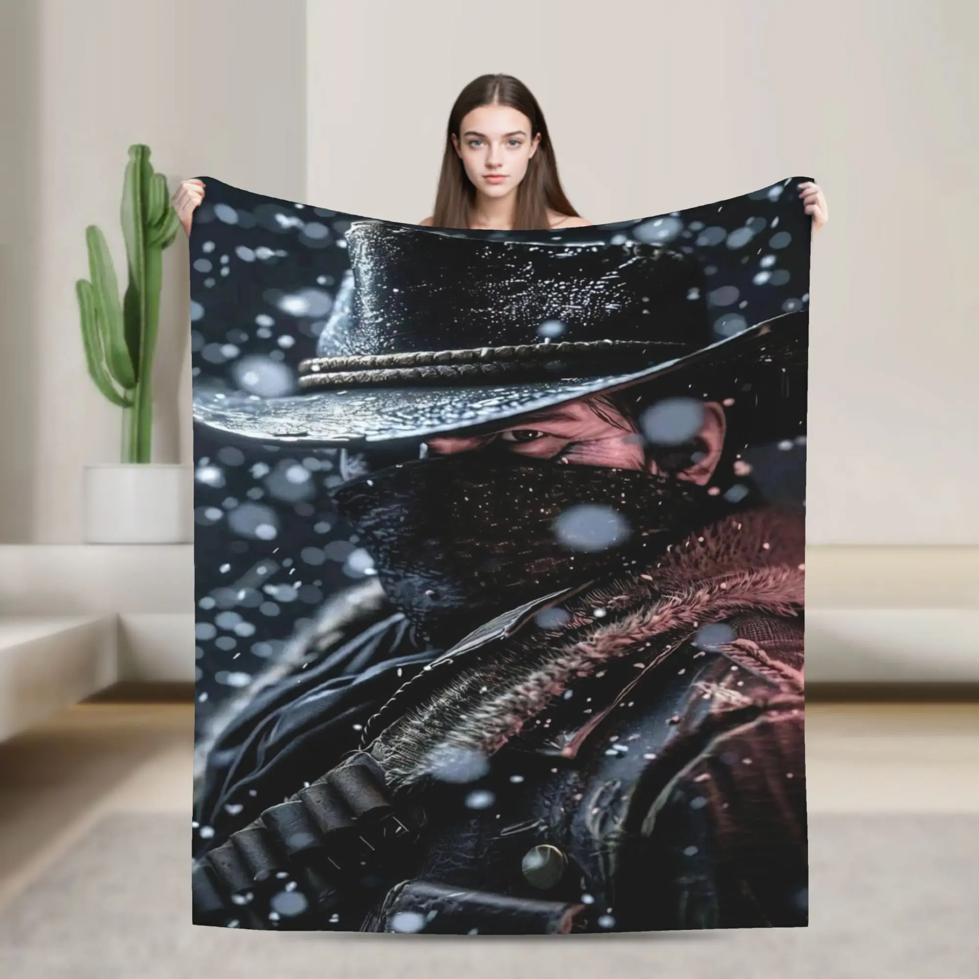 Comfort Arthurs Morgans Blanket Accessories Sofa Decorative  Throw Blankets Super Soft Fleece for Outdoor