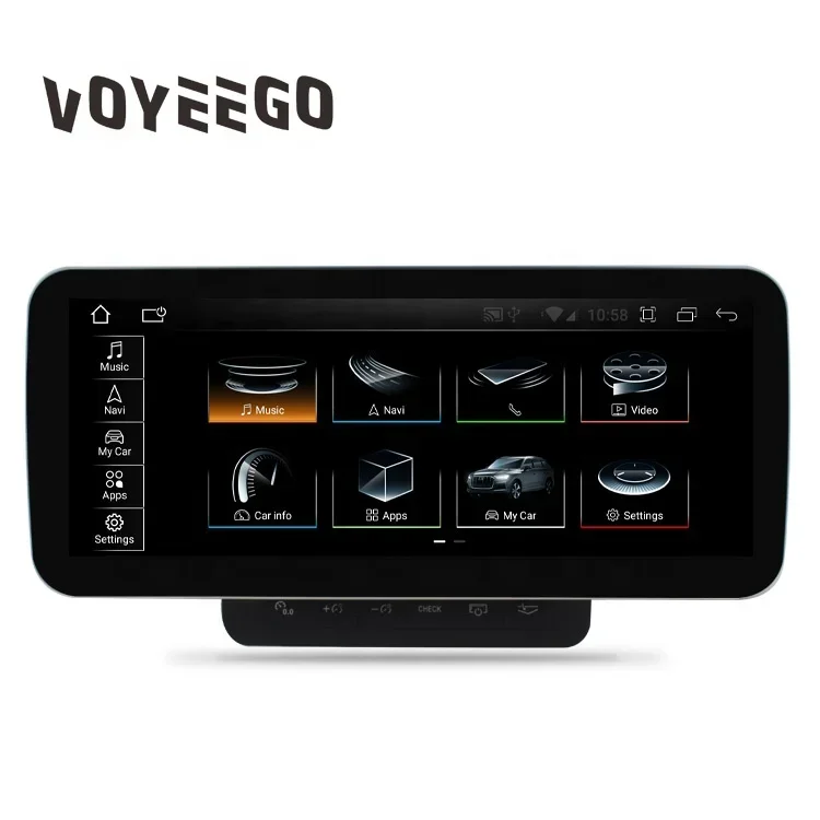 Voyeego 12,3 inch auto dvd-speler voor A4 A5 A6 B8 C6 Q5 Q7 MMI 2G 3G multimediaspeler 2Din Carplay Stereo GPS DVD Head Unit