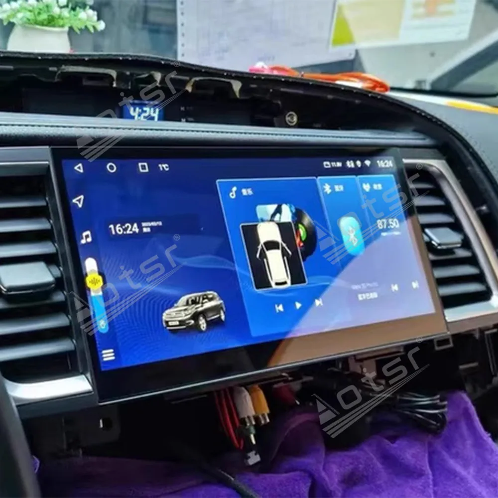 12.3’’ Android 14 Carplay For Toyota Highlander 2015-2020 GPS Navigation Car Radio HD Touch Screen Multimedia Auto Stereo