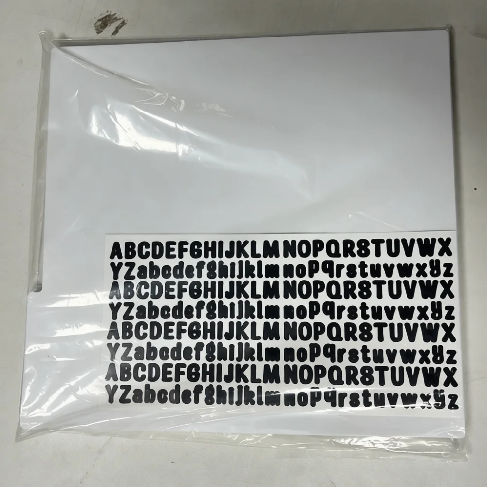Precision PP Plastic Partition Board For Milling Machine Tool Storage Insert Organizer Panel With Easy Letter Stickers