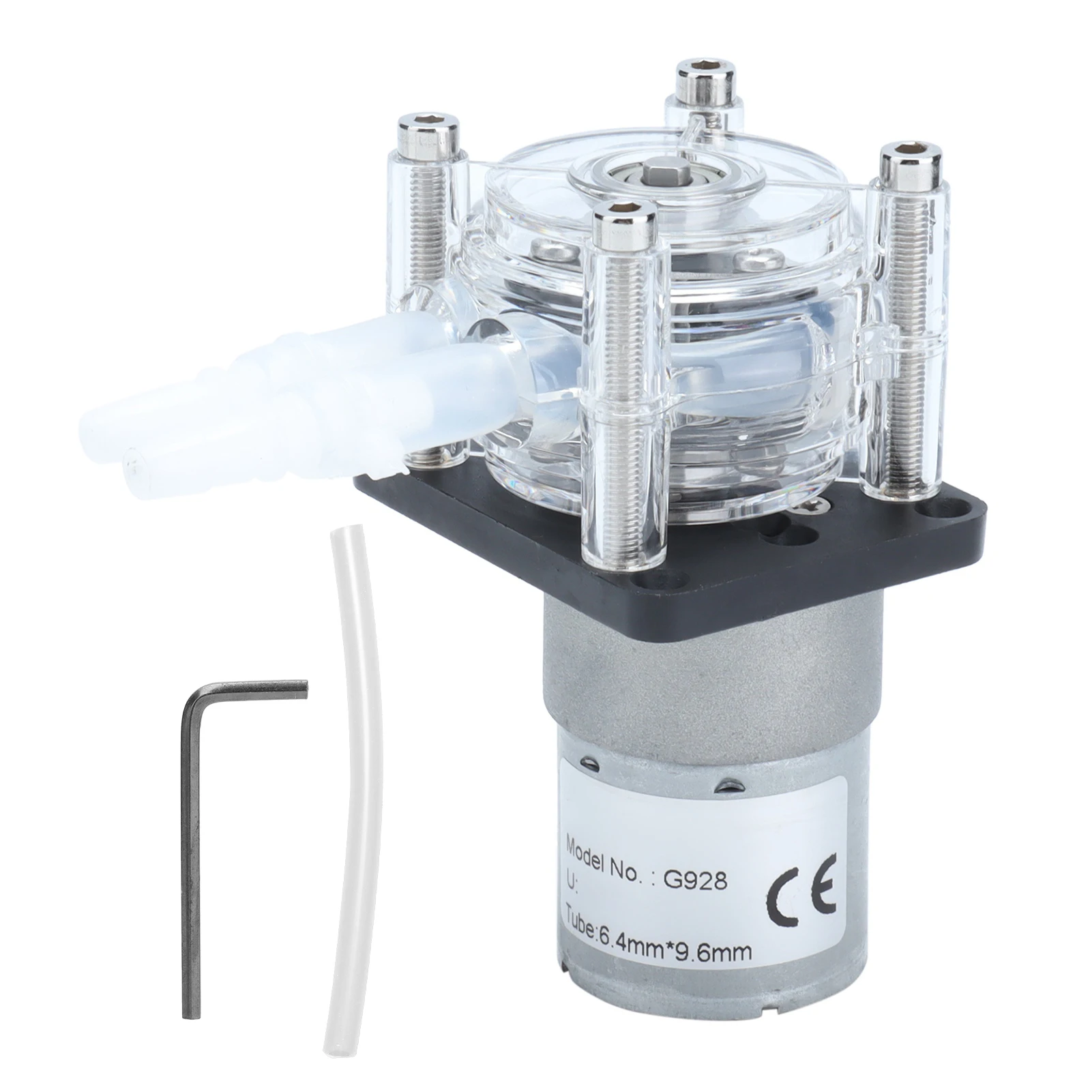 Bomba peristáltica grande rolamento de esferas bombas dosagem líquida com tubo de silicone 500ml/min g928 bomba peristáltica grande