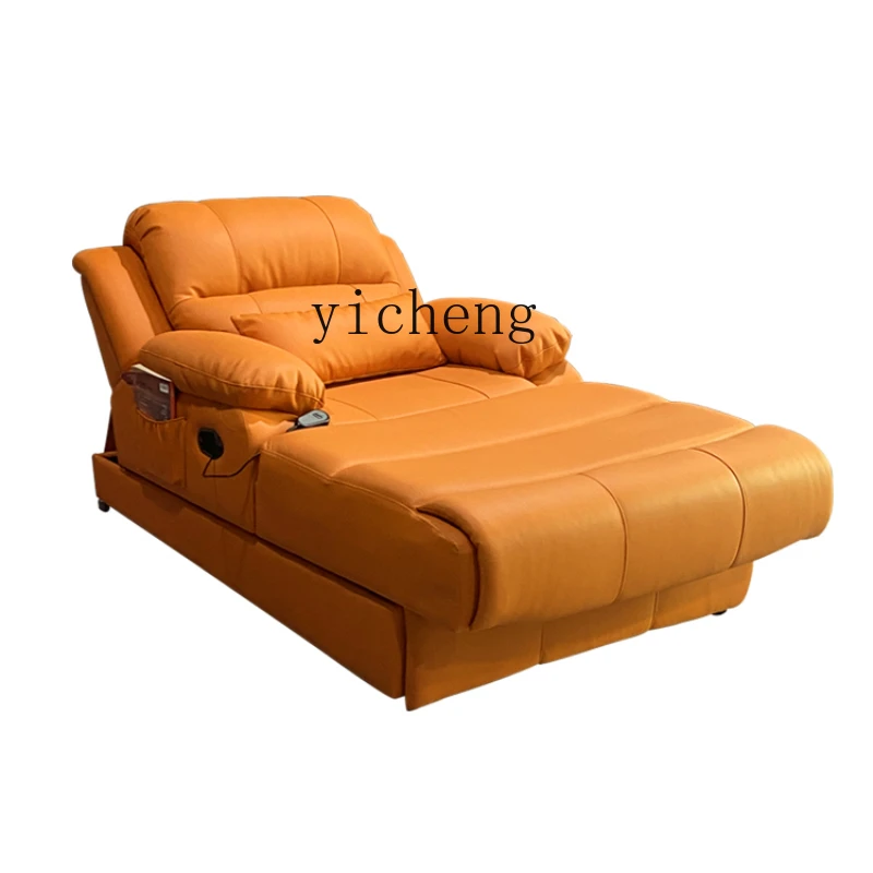 

XL Electric Massage Chaise Longue Collapse Single Lazy Sofa Sleeping Reclining Functional Bed