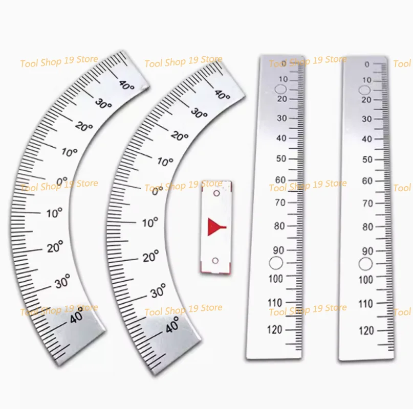 Turret Milling Machine Scale Ruler B159 Ruler Milling Head Before After About Shake Head Arc Angle C15 Aluminum Ruler