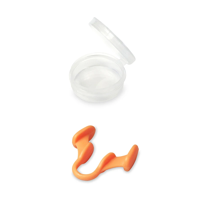 1 pz trasparente/arancione Silicone naso Clip Anti russare dilatatore nasale smettere russare aiuto facile respirare migliorare dormire rinite