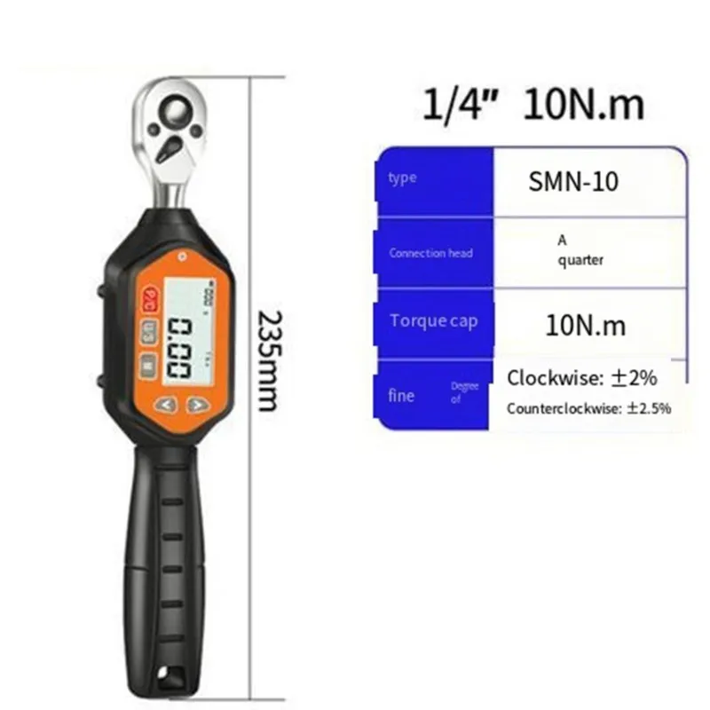 T21C Stainless Steel For Automotive Screw Tightening-Wrench-SMN-10N Mini Digital Torque Tool