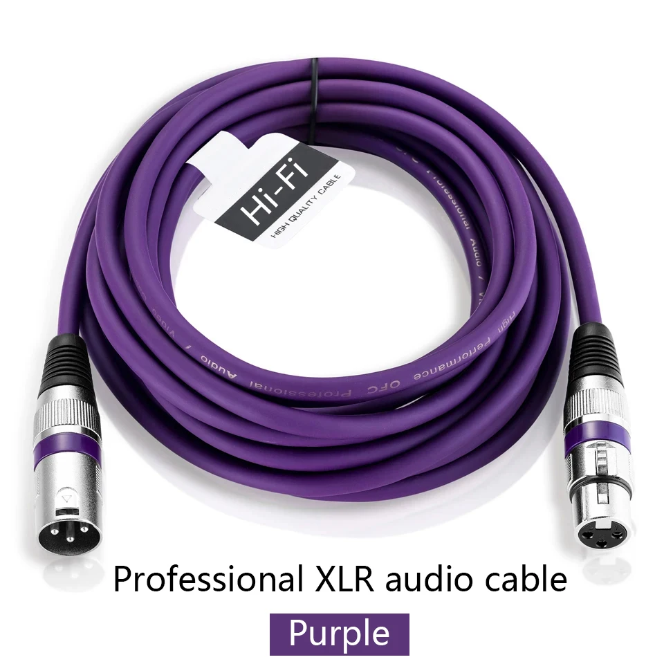 XLR Man-vrouw Kabel Professionele Microfoon Verlengkabel Voor Opname Mixer Evenwichtige Luidspreker Microfoon XLR 3Pin Audio Lijnen