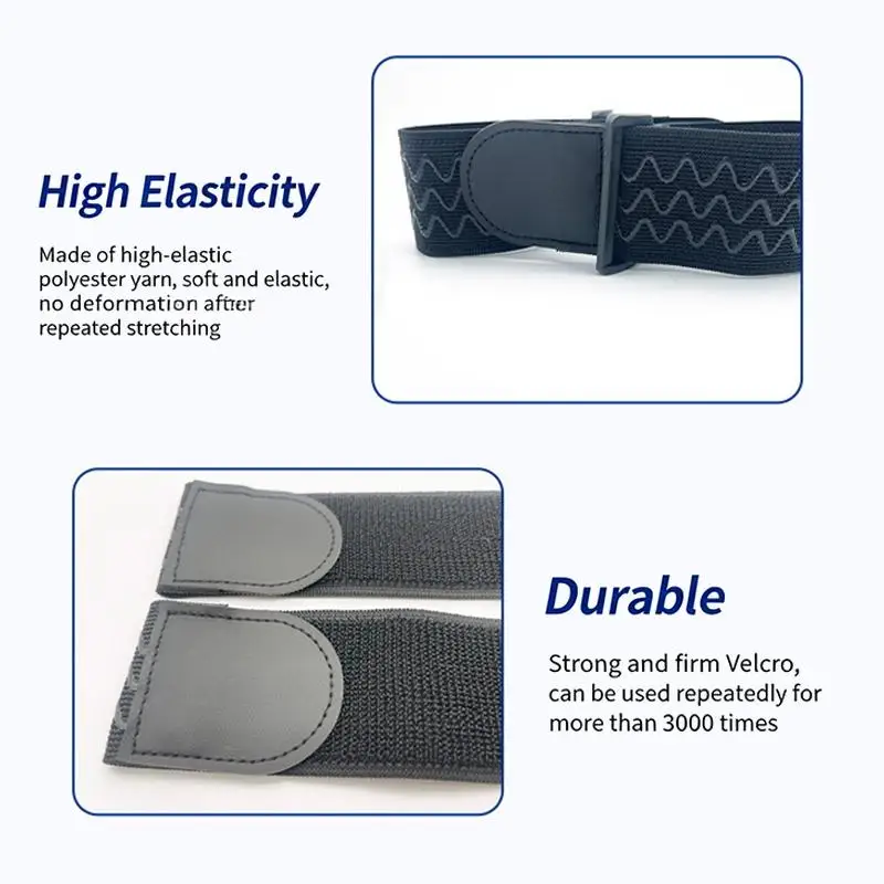 [New] Multifunctional Anti-Slip Strips Elastic Straps Multipurpose Adjustable Bundling Straps Reusable Loop Cinch Straps Cable