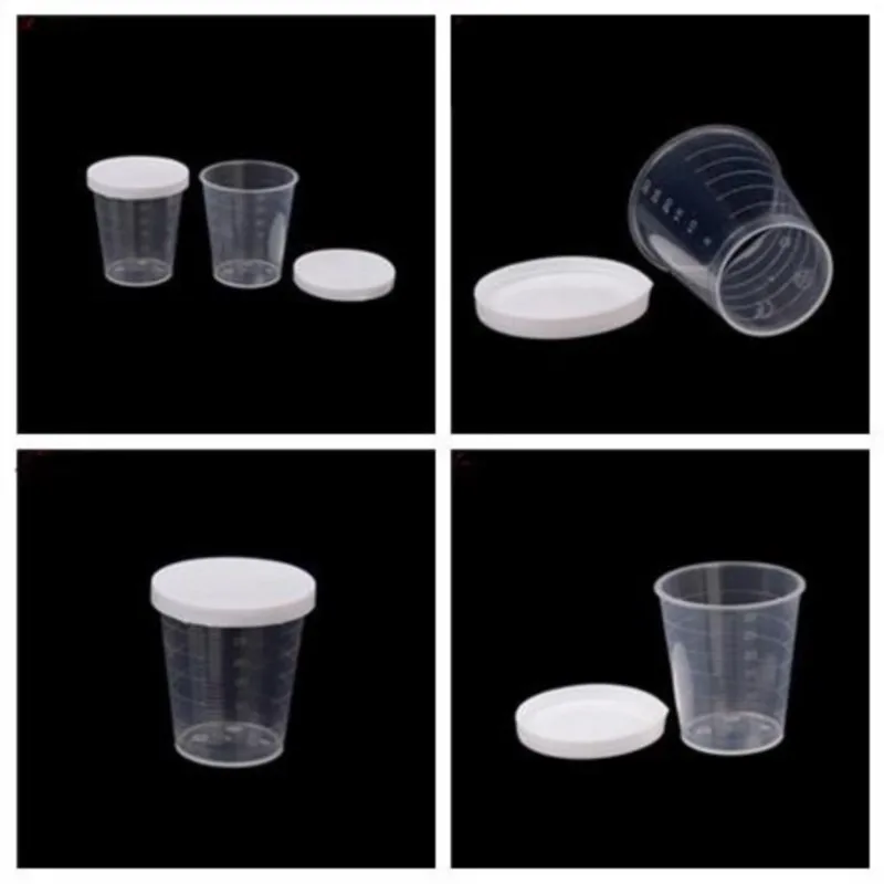 10PCS Pill Box 30ml PP Liquid Pill Measuring Clear Cups Travel Medicine Holder Organizer Cup Container For Liquid Medicine New