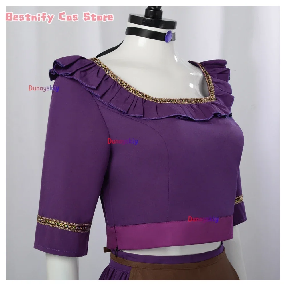 CosplayMovie أنيمي كوكو ماما Imelda تأثيري حلي المرأة حريري التنانير الطويلة هالوين مرحلة أزياء مسرحية لعب الأدوار Clothi