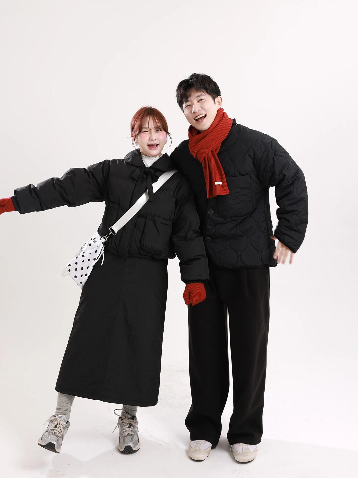 

Warm Winter Thickened Cotton Suit Set for plus Size Women Sweet Style High Waist Pants Zipper Closure Casual Workwear