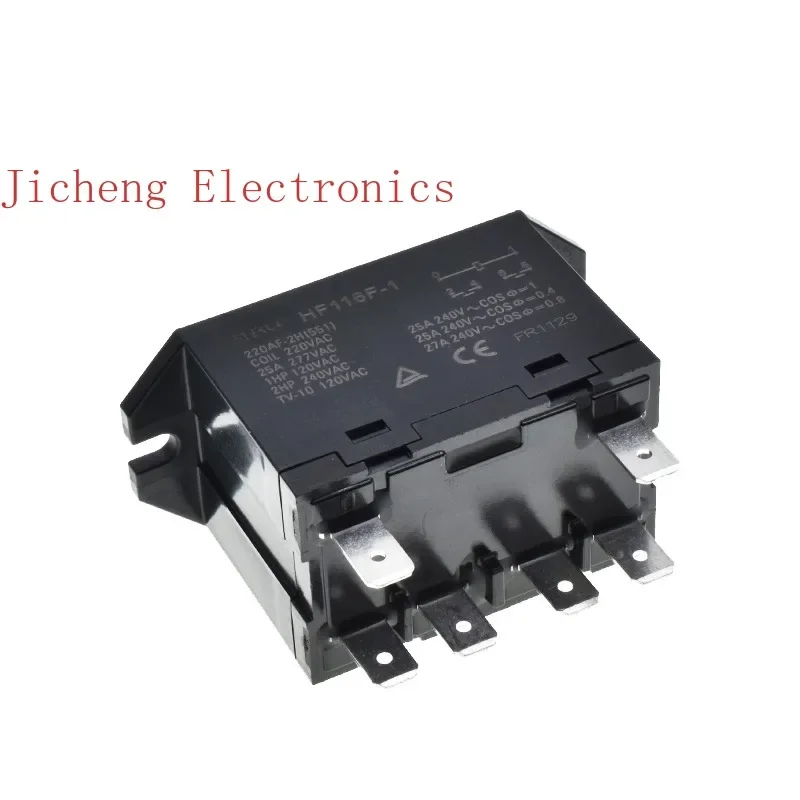 10PCS Relay HF116F-1-012DF 024DF 220AF -1H/2H pin high power 25A30A