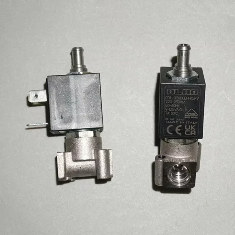OLAB 09000BH 3-Way Electric Brass Solenoid Valve G1/8' AC 220V 230V for Steam Iron Machine Gas Hot Water Flow Control