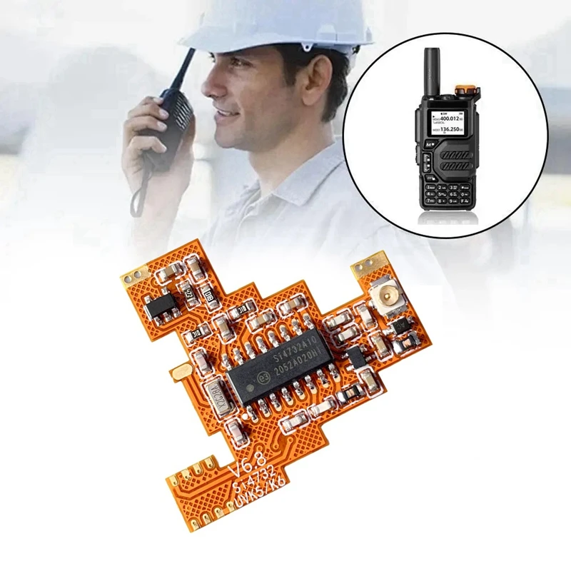 SI4732 V6.8 FPC Modified Module+Loop Antenna For Quansheng UVK5 K6  Shortwave Full Band/Single Sideband Reception-Y41A