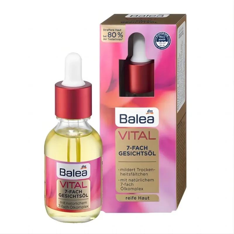 Original Germany Balea Vital 7D Facial Essence Oil 30ml Face Serums Skin Care Product Hydrates Moisturises Reduce Fine Lines