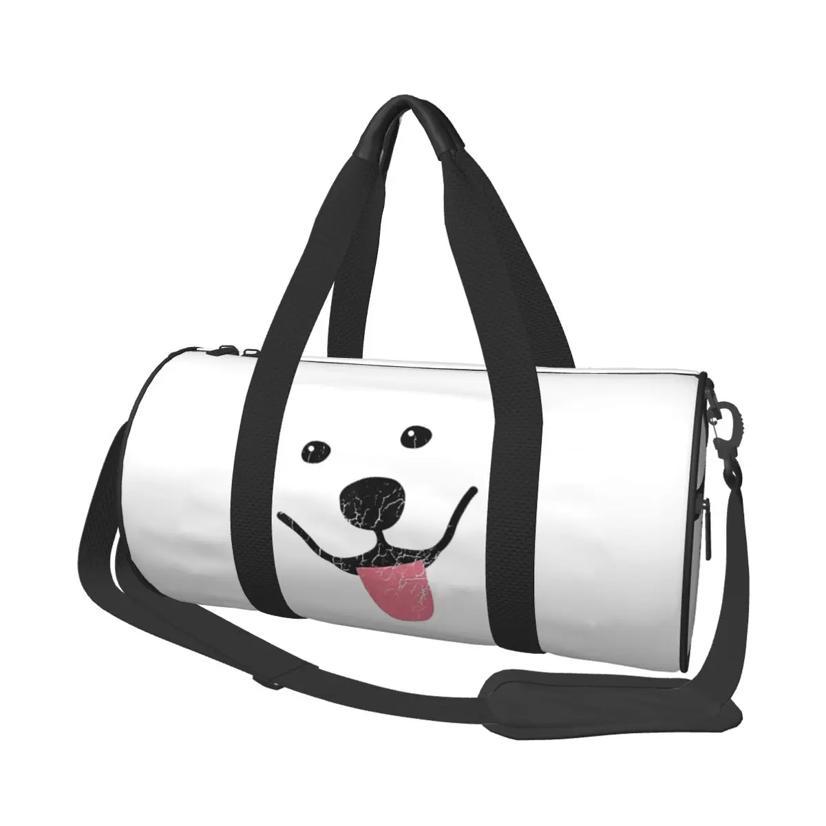 

Funny Samoyed Large Duffle Gym Bag Waterproof Duffle Travel Bags Handbags Fitness bag