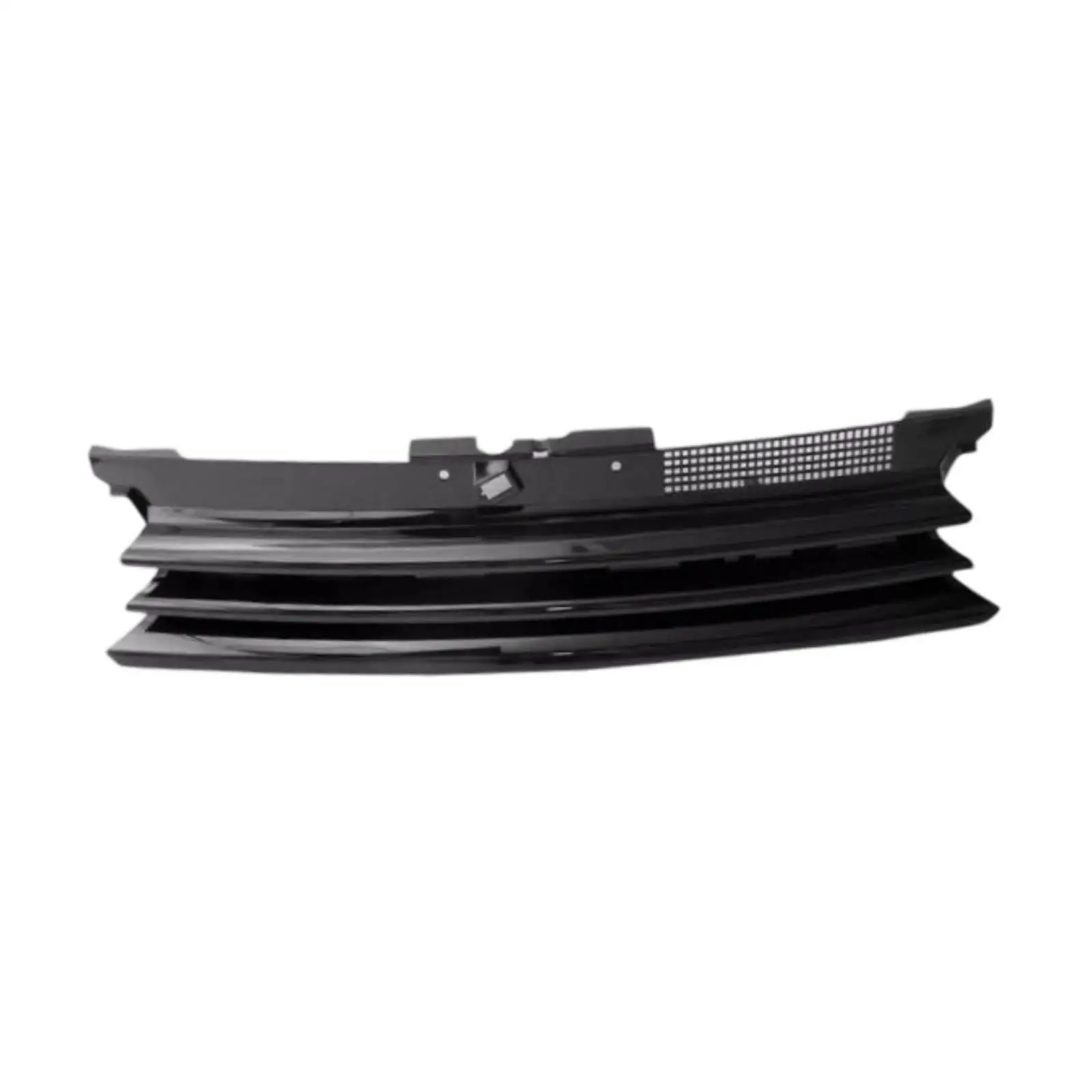 Car Grill Front Hood Grille,1J0853655G Professional Sturdy Exterior Accessories Replacement Compatible Black for R32