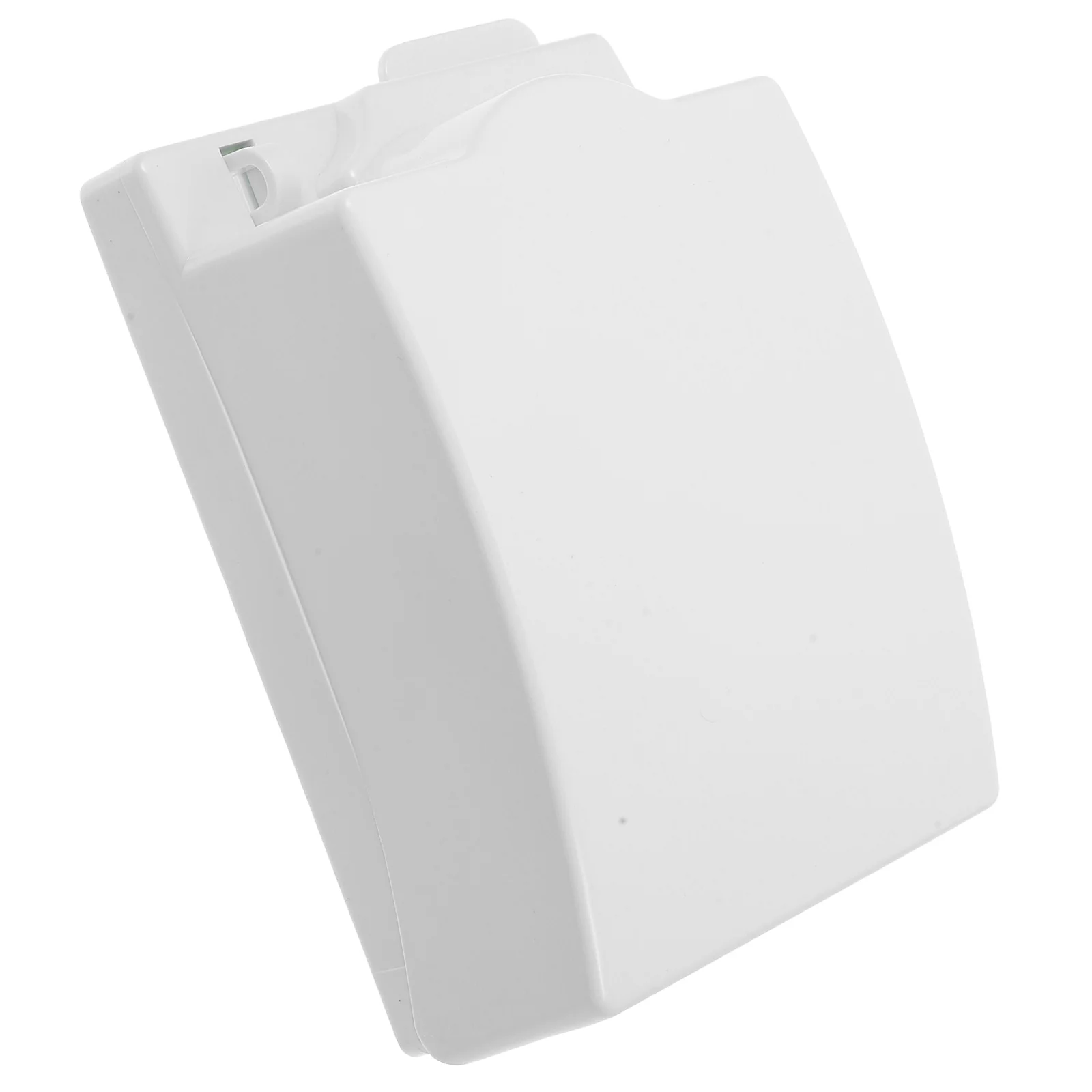 

Waterproof Socket Cover Self Adhesive Plastic Box for Bathroom Outlets Weatherproof Protection Outdoor Use White