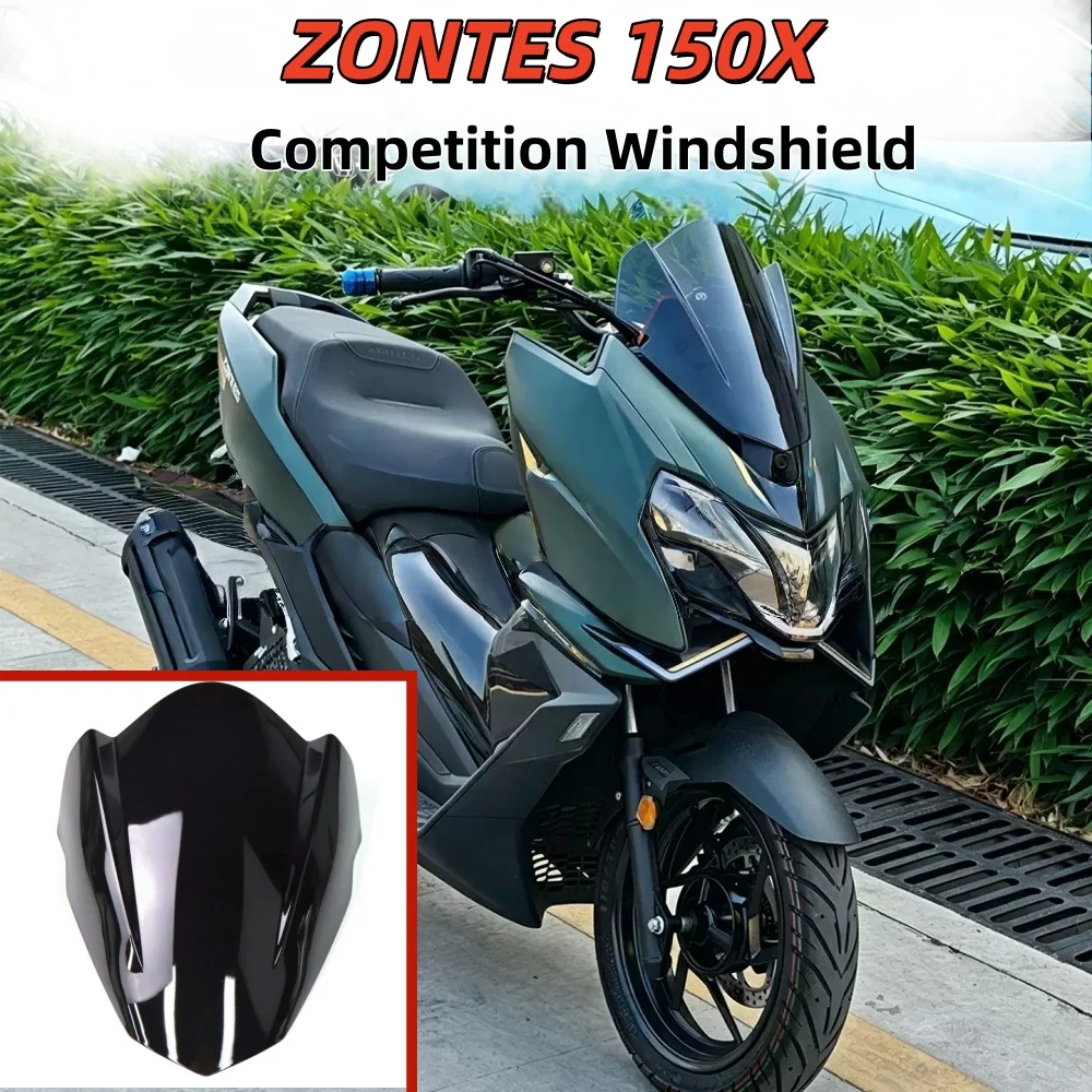 Suitable for ZONTES 150X racing windshield modification, dedicated front windshield, PC material fairing, air deflector accessor