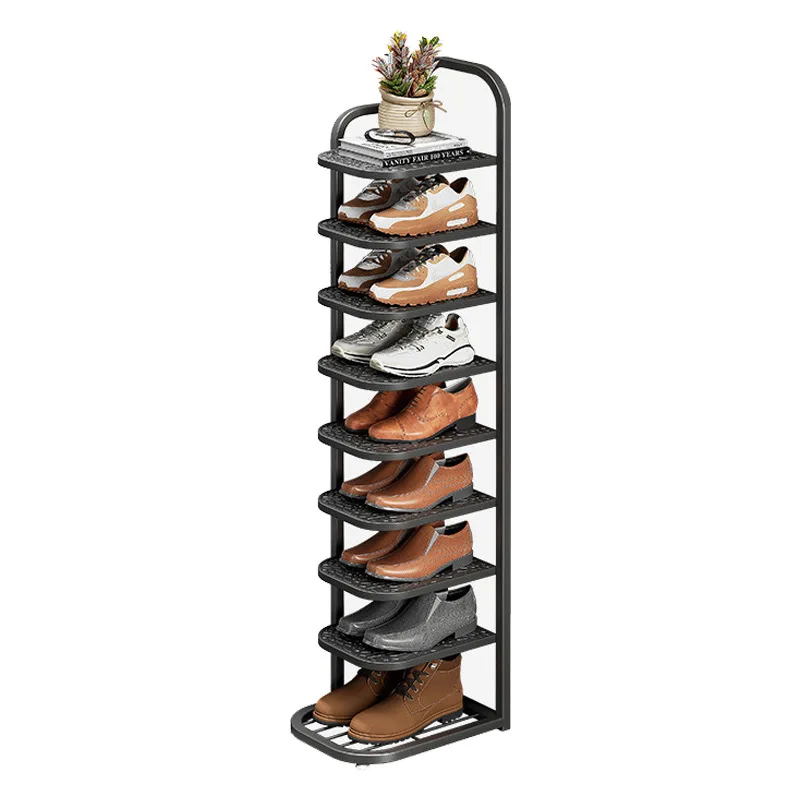 

Simple multi-layer shoe rack household door small apartment 2025 new home small narrow wrought iron storage