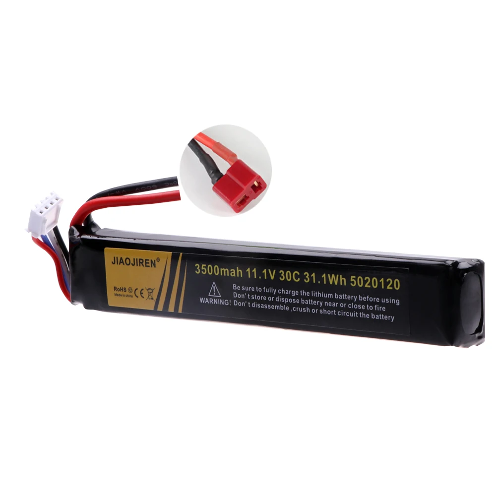 RC Water Gun Airsoft LiPo battery 11.1V 3S 3500mAh 30C 5020120 for Airsoft BB Air Pistol Electric Toys Guns Parts 11.1V battery
