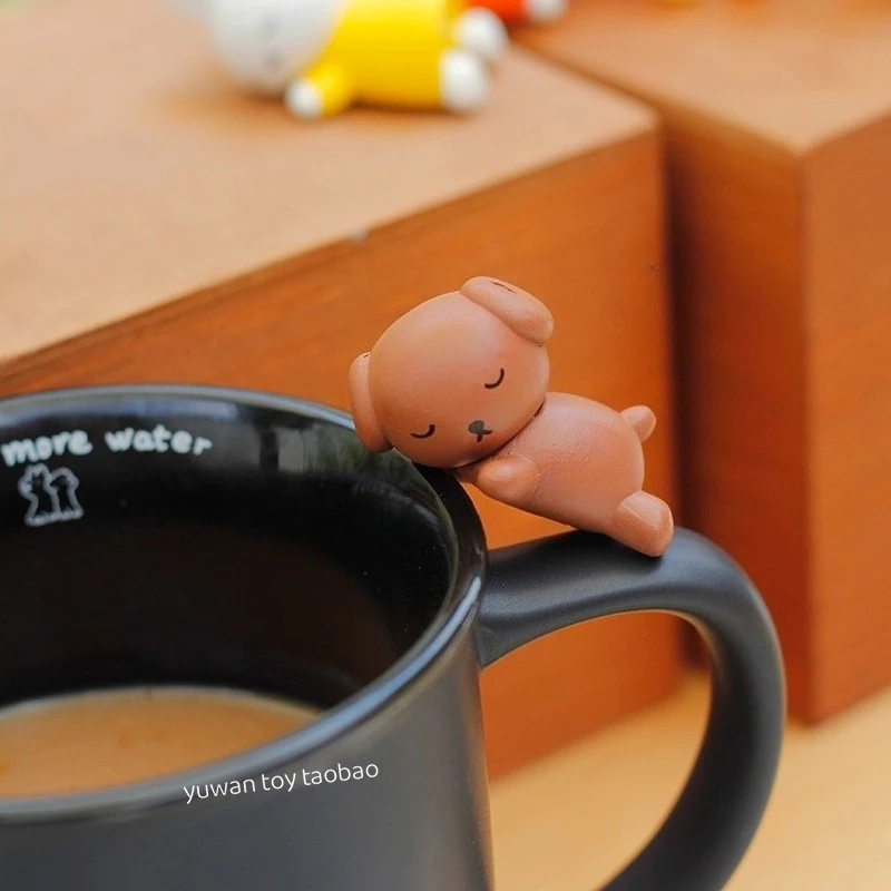 Limited Edition StylesMiffyse Action Figures Cute Colorful Climbing Rabbits Animal Figurine Kids Toy Desktop Ornament