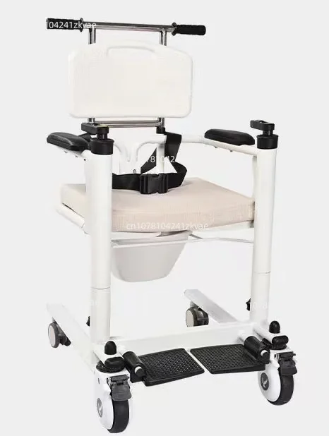 New Hospital Patient Lift Transfer Chair for The Disabled To Transfer To The Toilet The Hand-operated Elderly Shower Chair