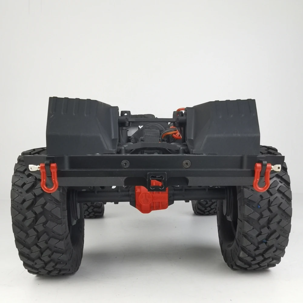 المصد الخلفي المعدني AXSPEED مع حلقات D لسيارة زاحفة RC 1/10 محوري SCX10 III AXI03007 أجزاء ترقية مصارع جيب رانجلر